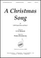 A Christmas Song SATB choral sheet music cover